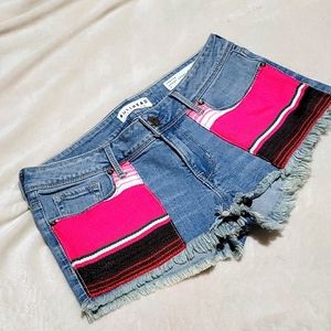 BULLHEAD Demin Frayed Shorts Size 7